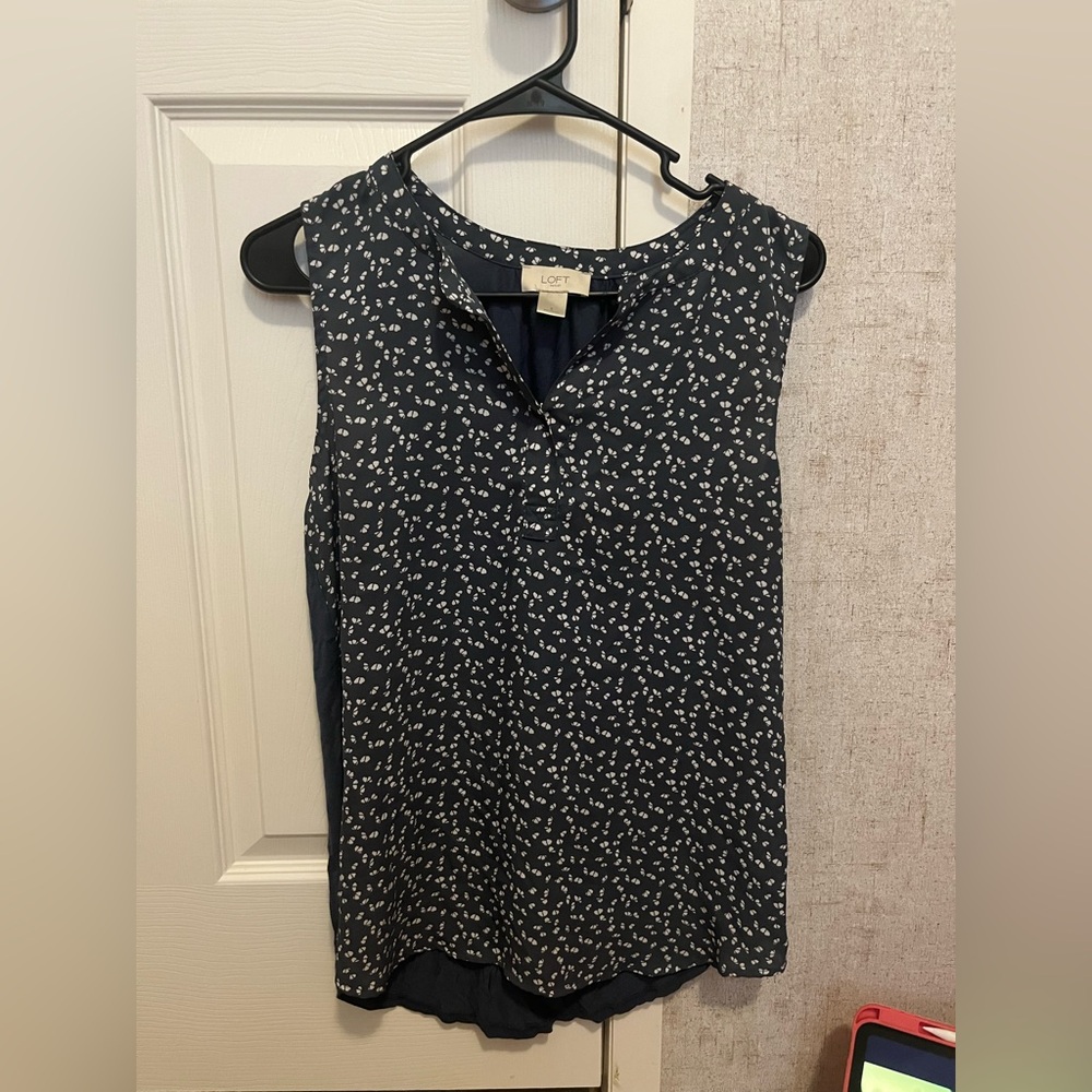 Loft tank top blouse